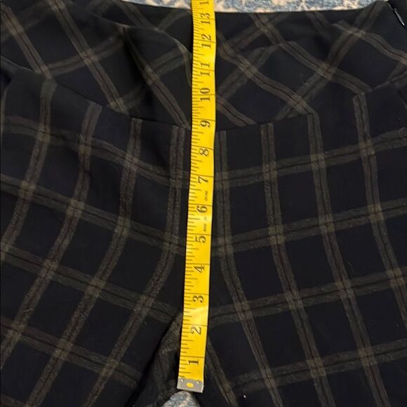 Cabi Connery Plaid Side Zipper Cropped Preppy Academia Pants Office Modern - Picture 12 of 13